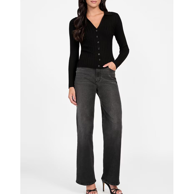 Product GUESS LS VN RIB MIRANDA SWTR ΠΛΕΚΤΟ ΓΥΝΑΙΚΕΙΟ base image