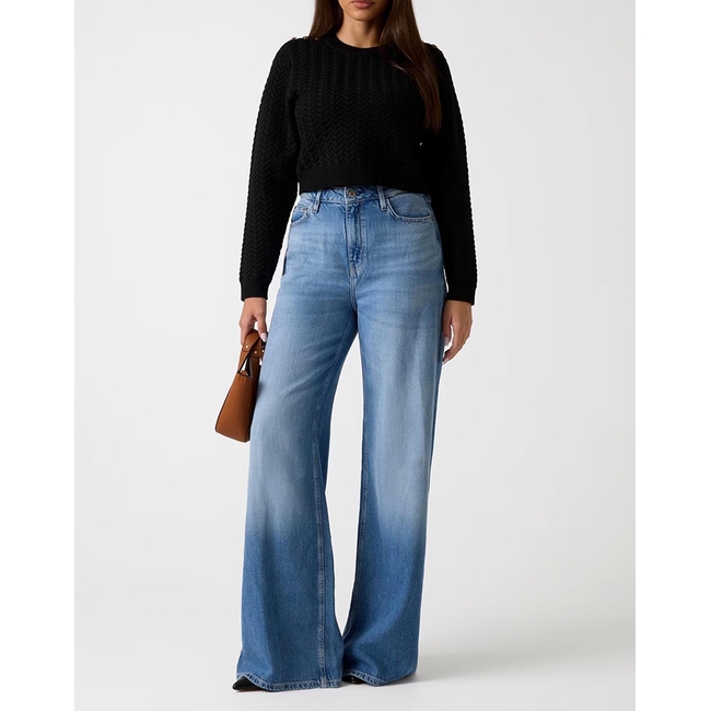 Product GUESS LS CN LOGO BUTTON REONA SWTR ΠΛΕΚΤΟ ΓΥΝΑΙΚΕΙΟ base image