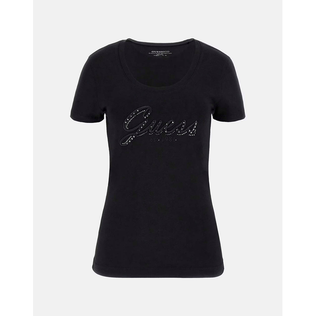 Product GUESS CN SS EMBRO SCRIPT LOGO TEE ΜΠΛΟΥΖΑ ΓΥΝΑΙΚΕΙΟ base image