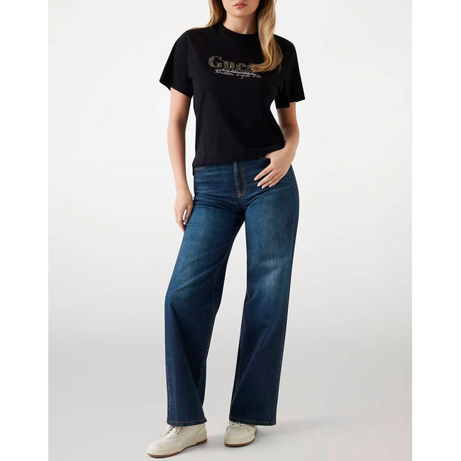 Product GUESS CN SL GUESS TOUR DATES TEE WOMEN'S T-SHIRT base image