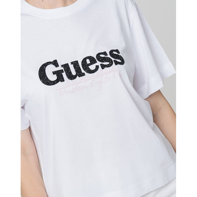 Product GUESS CN SL GUESS TOUR DATES TEE WOMEN'S T-SHIRT base image