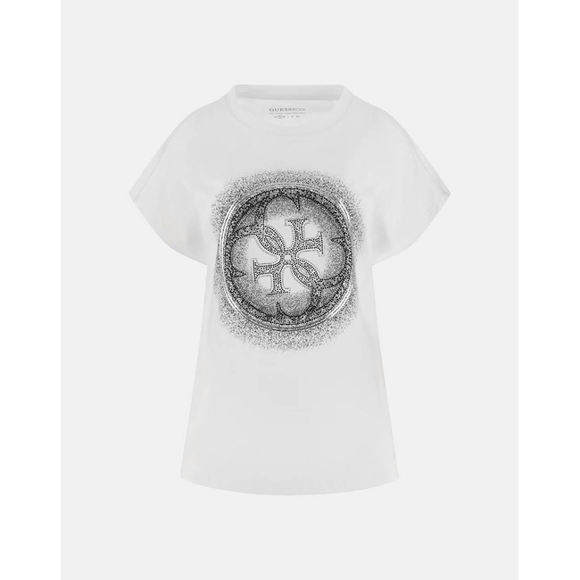 Product GUESS CN SS 4G SHADED HOTFIX WOMEN'S T-SHIRT base image