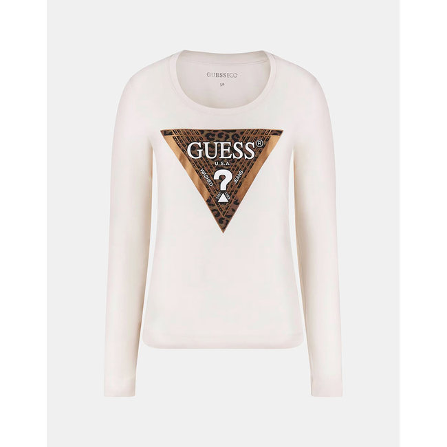 Product GUESS LS CN LEO TRIANGLE TEE ΜΠΛΟΥΖΑ ΓΥΝΑΙΚΕΙΟ base image