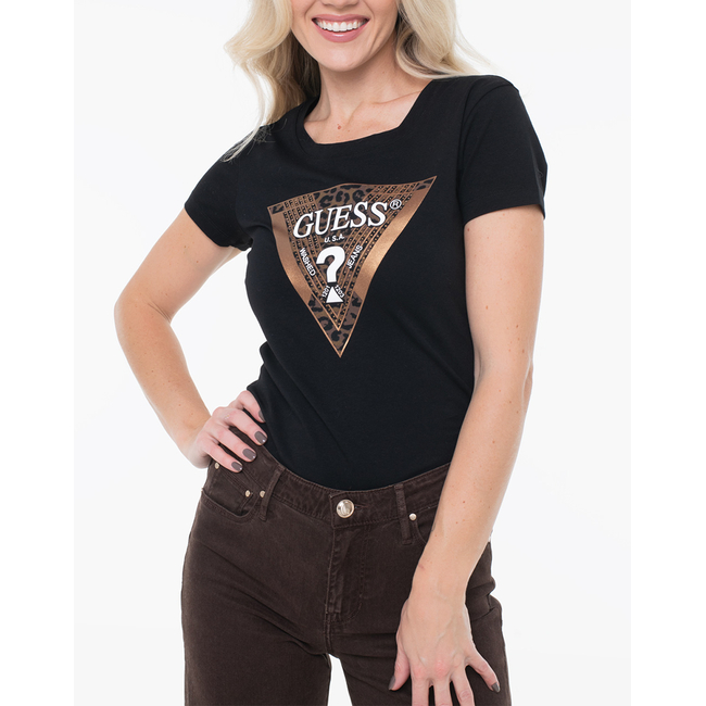 Product GUESS SS CN LEO TRIANGLE TEE ΜΠΛΟΥΖΑ ΓΥΝΑΙΚΕΙΟ base image