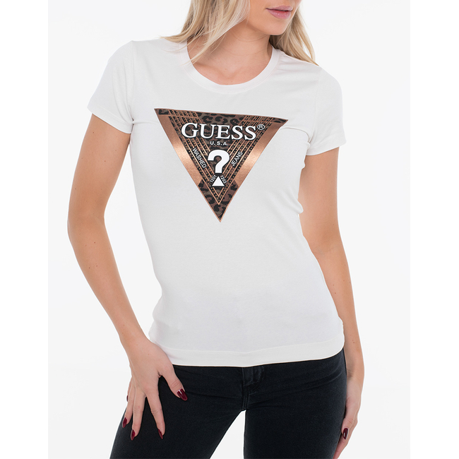 Product GUESS SS CN LEO TRIANGLE TEE ΜΠΛΟΥΖΑ ΓΥΝΑΙΚΕΙΟ base image