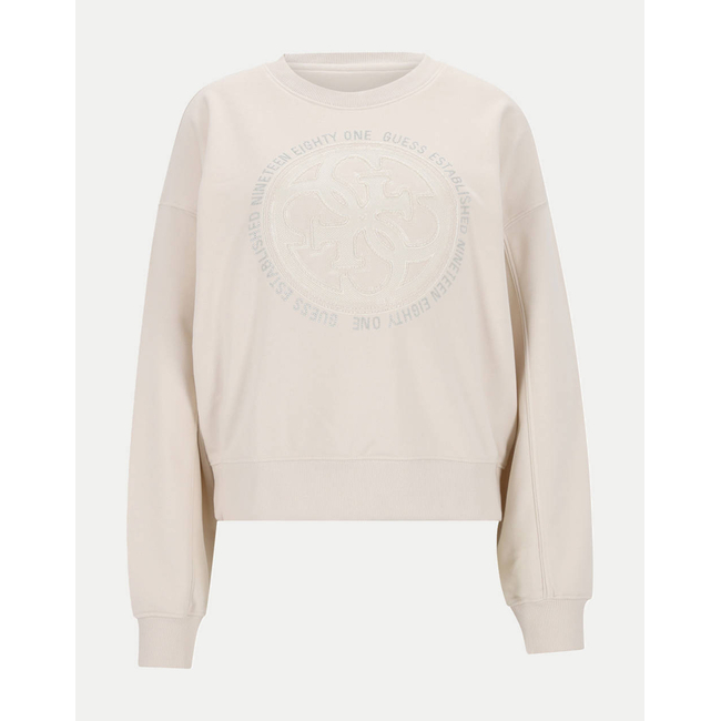 Product GUESS CN 4G LOGO HOTFIX SWEATSHIRT WOMEN'S SWEATSHIRT base image