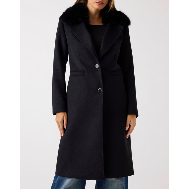 Product GUESS KAROLE FUR COLLAR COAT ΠΑΛΤΟ ΓΥΝΑΙΚΕΙΟ base image