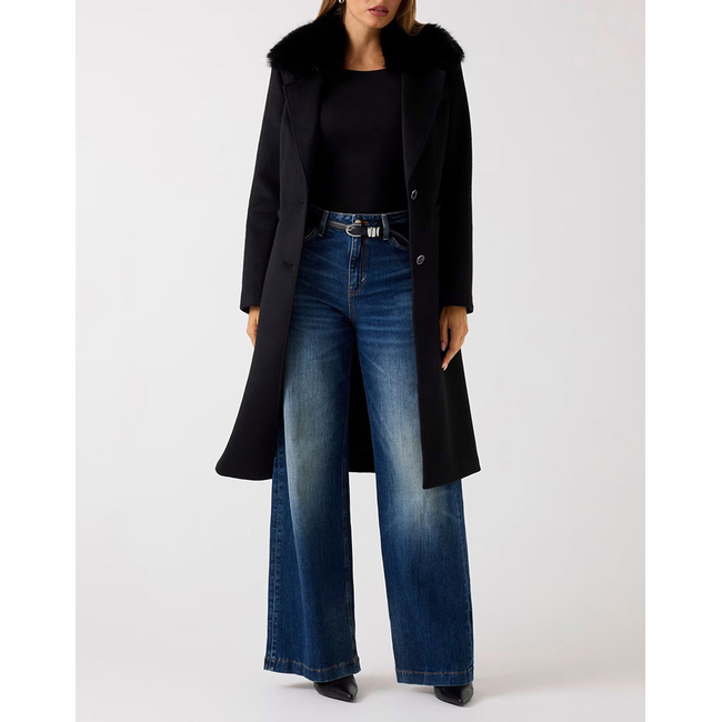 Product GUESS KAROLE FUR COLLAR COAT ΠΑΛΤΟ ΓΥΝΑΙΚΕΙΟ base image