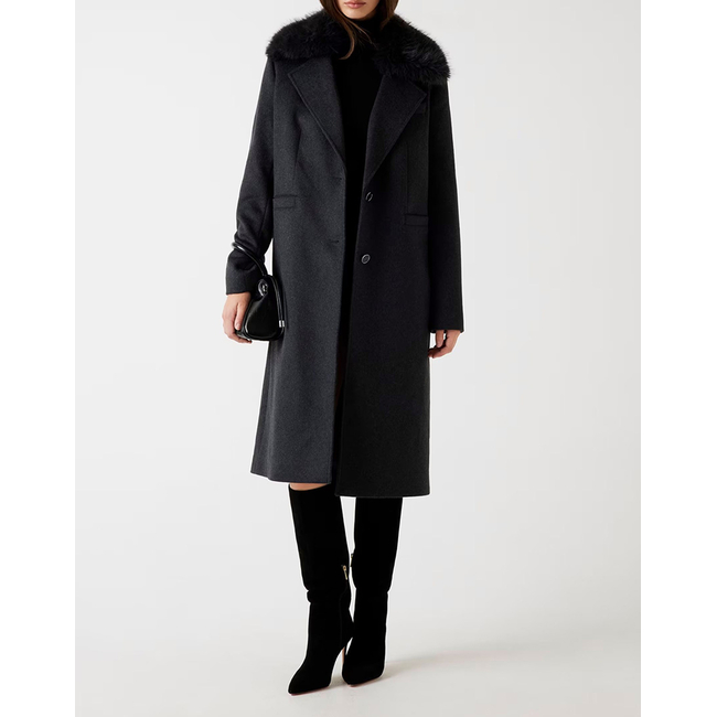 Product GUESS KAROLE FUR COLLAR COAT ΠΑΛΤΟ ΓΥΝΑΙΚΕΙΟ base image