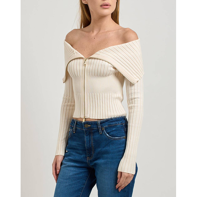 Product GUESS LS KATHRYN ZIPPED CARDI SWTR ΖΑΚΕΤΑ ΓΥΝΑΙΚΕΙΟ base image