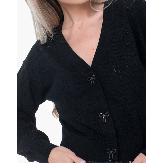 Product GUESS LS VN LYLA CARDI SWTR CARDIGAN WOMEN base image