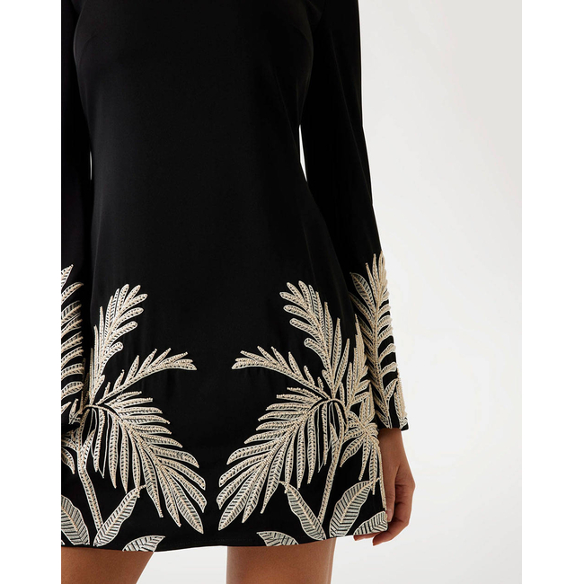 Product GUESS LS ANGELE PLACED MINI DRESS WOMEN base image