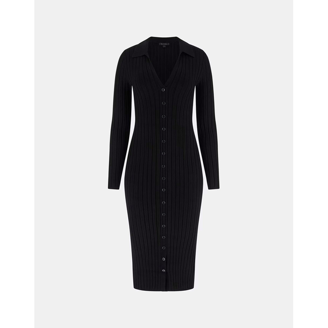 Product GUESS LS VN RIB MIRANDA SWTR DRS ΦΟΡΕΜΑ ΓΥΝΑΙΚΕΙΟ base image