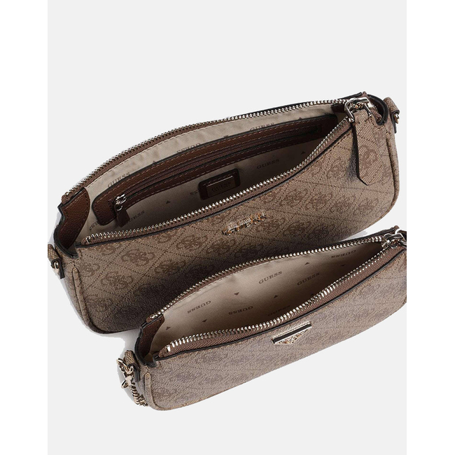 Product GUESS  NOELLE II DBL POUCH CROSSBODY ΤΣΑΝΤΑ ΓΥΝΑΙΚΕΙΟ (Διαστάσεις: 24 x 13 x 5εκ.) base image