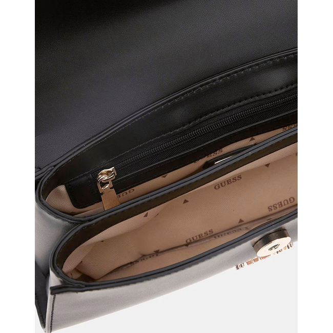 Product GUESS QUEENSLAND TOP HANDLE FLAP BAG FOR WOMEN base image