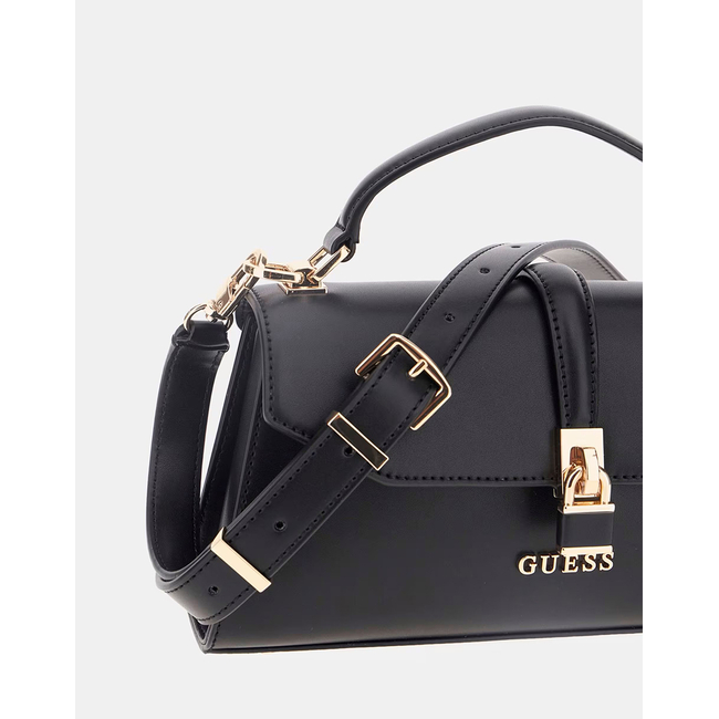 Product GUESS QUEENSLAND TOP HANDLE FLAP BAG FOR WOMEN base image