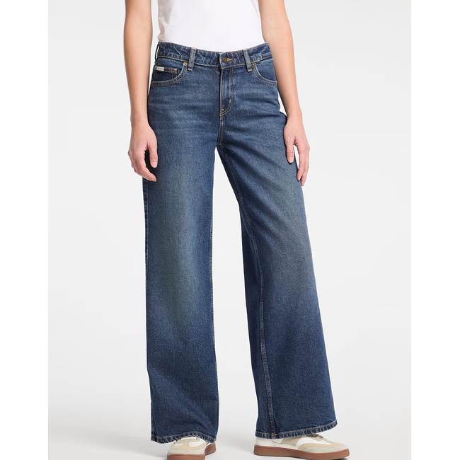 Product GUESS JEANS GJ G11 WIDE LEG - ECO REGEN CO RIVERSIDE STR IND WOMEN'S PANTS base image