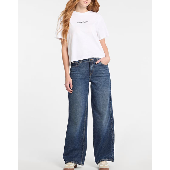 Product GUESS JEANS GJ G11 WIDE LEG - ECO REGEN CO RIVERSIDE STR IND WOMEN'S PANTS base image