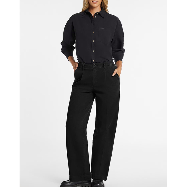 Product GUESS JEANS GJ WIDE LEG TROUSER - ECO ORG CO CLASSIC RG TWILL340 WOMEN'S TROUSERS base image