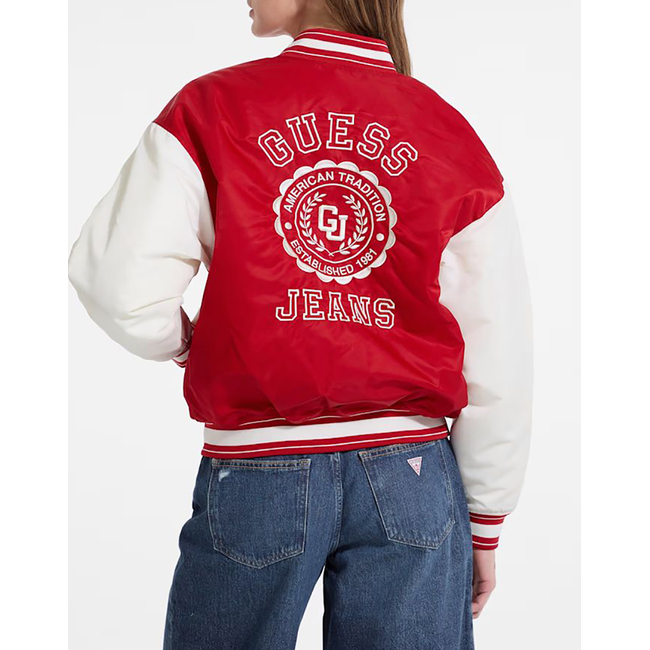 Product GUESS JEANS GJ VARSITY WITH EMBROIDERY ΜΠΟΥΦΑΝ ΓΥΝΑΙΚΕΙΟ base image