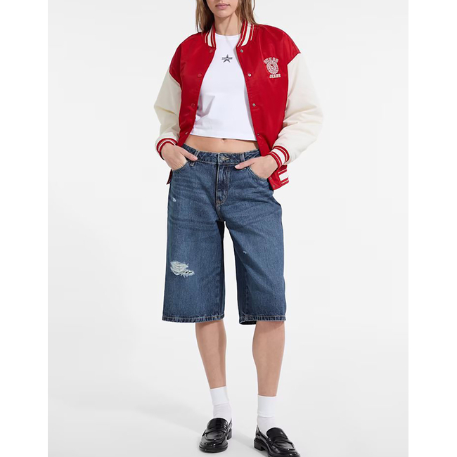 Product GUESS JEANS GJ VARSITY WITH EMBROIDERY ΜΠΟΥΦΑΝ ΓΥΝΑΙΚΕΙΟ base image