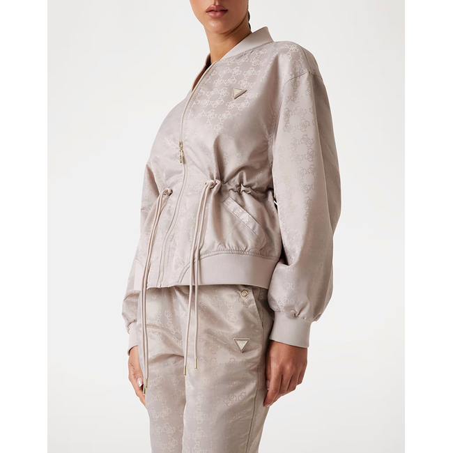 Product GUESS JEANS 4G AOP FULL ZIP JACKET ΜΠΟΥΦΑΝ ΓΥΝΑΙΚΕΙΟ base image