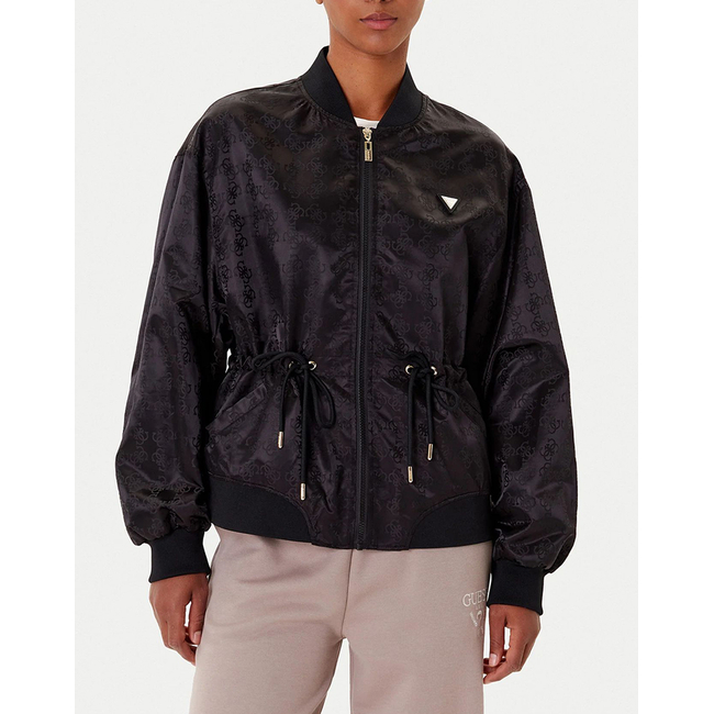 Product GUESS JEANS 4G AOP FULL ZIP JACKET ΜΠΟΥΦΑΝ ΓΥΝΑΙΚΕΙΟ base image