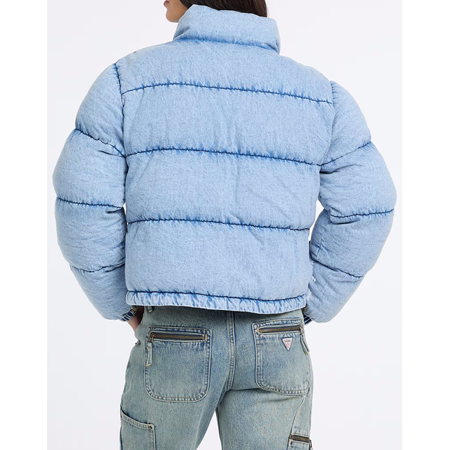 Product GUESS JEANS GJ DENIM PUFFER JACKET ΜΠΟΥΦΑΝ ΓΥΝΑΙΚΕΙΟ base image