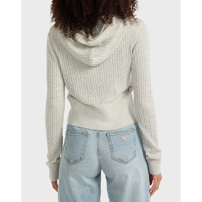 Product GUESS JEANS GJ LS CABLE HOODIE CARDI ΠΛΕΚΤΟ ΓΥΝΑΙΚΕΙΟ base image