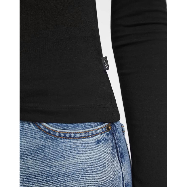 Product GUESS JEANS GJ LS CN SLIM LOGO EMB TEE WOMEN'S T-SHIRT base image