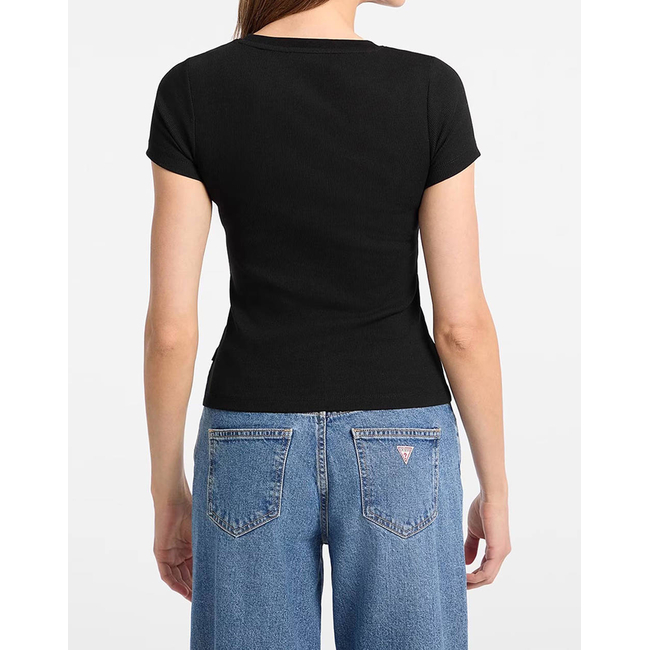 Product GUESS JEANS GJ SS CN EMBRO SLIM TOP WOMEN'S T-SHIRT base image