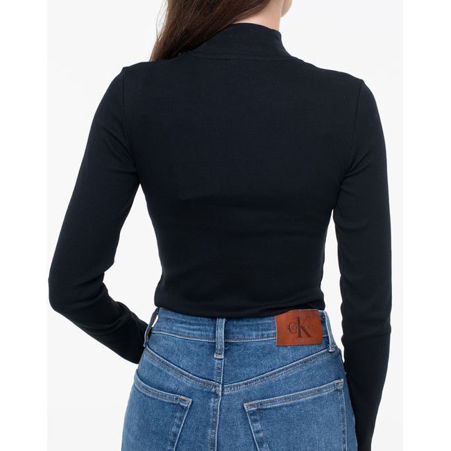 Product GUESS JEANS GJ LS MOCK NECK EMBRO SLIM TOP WOMEN base image