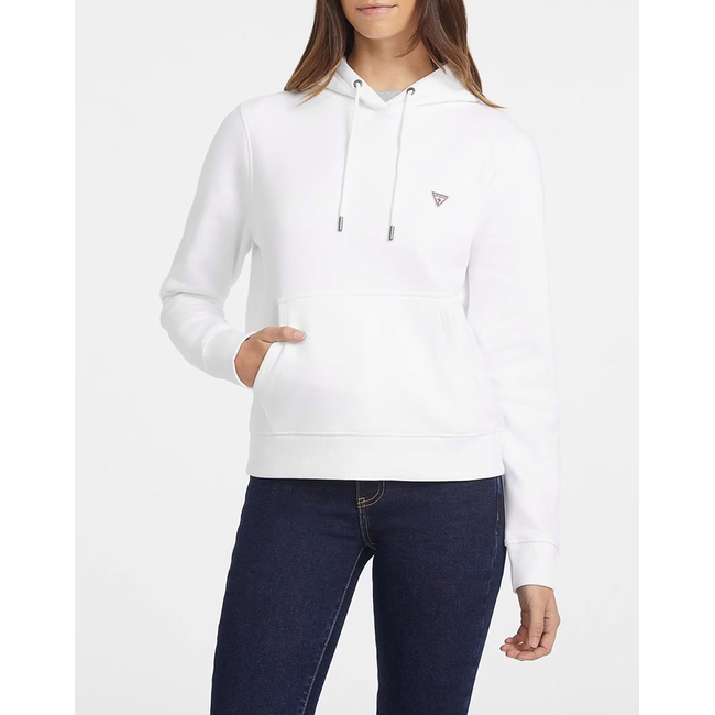 Product GUESS JEANS GJ HOOD REG MINI TRIANGLE SWEATSHIRT WOMEN base image