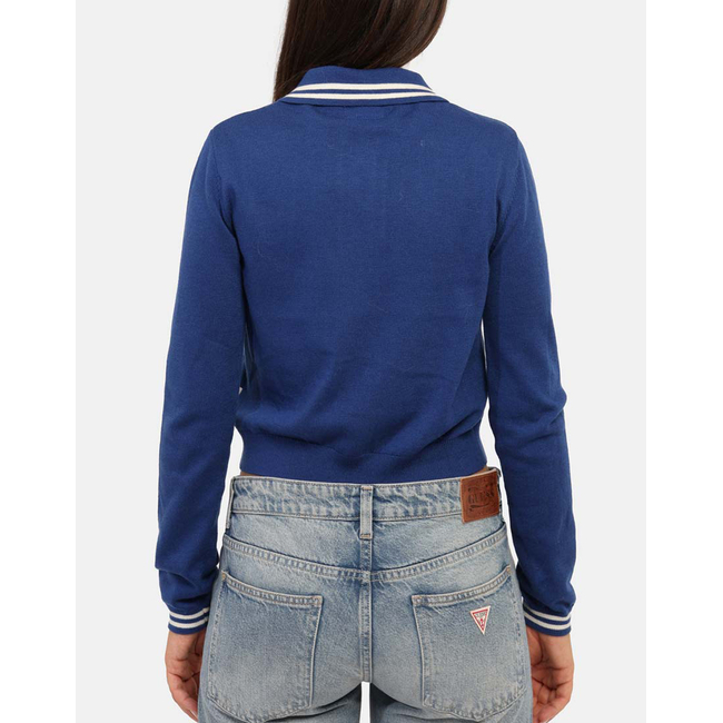 Product GUESS JEANS GJ LS POLO GUESS J EMB SWTR WOMEN'S JACKET base image