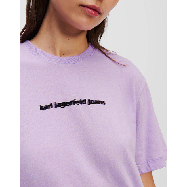 Product KARL LAGERFELD JEANS KLJ REG BLUR LOGO TEE base image