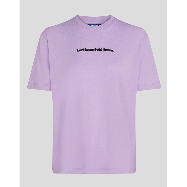 Product KARL LAGERFELD JEANS KLJ REG BLUR LOGO TEE base image