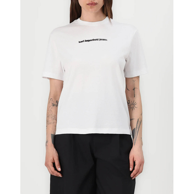 Product KARL LAGERFELD JEANS KLJ REG BLUR LOGO TEE base image
