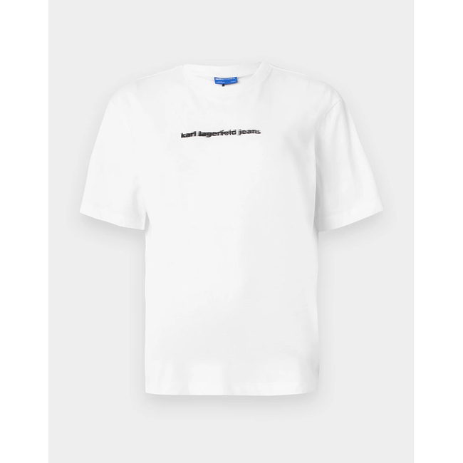 Product KARL LAGERFELD JEANS KLJ REG BLUR LOGO TEE base image