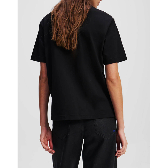 Product KARL LAGERFELD JEANS KLJ REG FLOWER COLOUR TEE base image