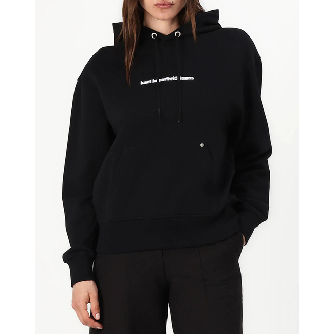 Product KARL LAGERFELD JEANS KLJ RELAX FLOWER HOODIE base image
