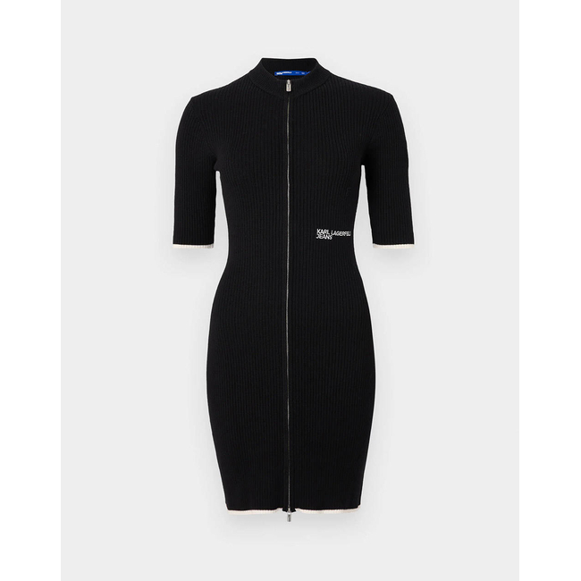 Product KARL LAGERFELD JEANS KLJ SS KNIT ZIP DRESS base image