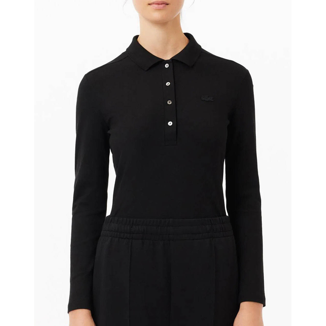 Product LACOSTE ΜΠΛΟΥΖΑ ΜΜ LONG SLEEVED RIBBED COLLAR SHIRT base image