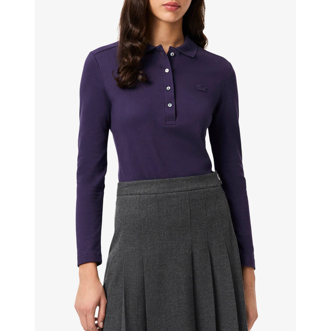 Product LACOSTE ΜΠΛΟΥΖΑ ΜΜ LONG SLEEVED RIBBED COLLAR SHIRT base image