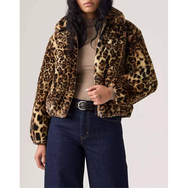 Product LEVIS ELLE SHERPA LEOPARD JKT base image