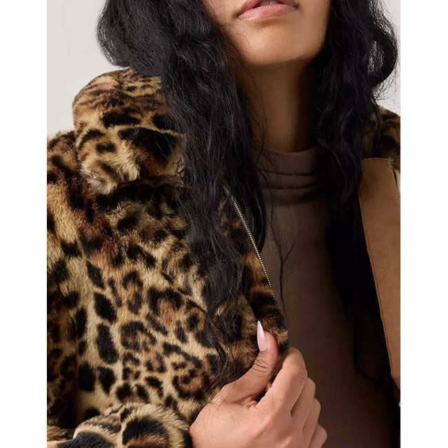 Product LEVIS ELLE SHERPA LEOPARD JKT base image