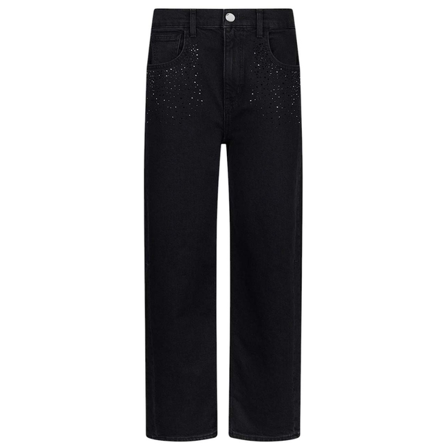 Product LIU JO DENIM_UF5D02_ECS PANT.BOY CULT STRASS WOMEN'S PANTS base image