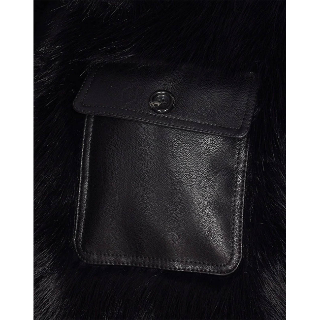 Product LIU JO BLACK_CF5C21_BLOUSON C/ DETTAGLIO ΜΠΟΥΦΑΝ ΓΥΝΑΙΚΕΙΟ base image