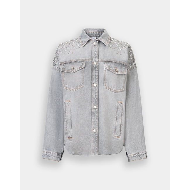 Product LIU JO BLACK_UF5D26_GIUBBINO OVER JACKET WOMEN base image