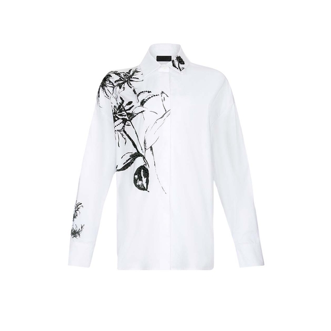 Product LIU JO BLACK_CF5C06_CAMICIA CON STAMPA PIAZZATA ΠΟΥΚΑΜΙΣΟ ΓΥΝΑΙΚΕΙΟ base image