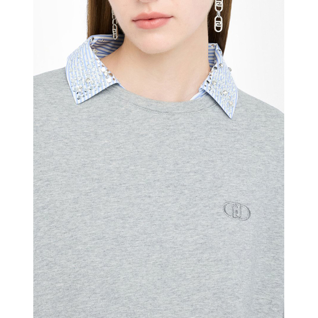 Product LIU JO DENIM_UF5F01_FELPA CHIUSA ΦΟΥΤΕΡ ΓΥΝΑΙΚΕΙΟ base image